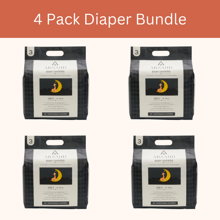 Size 3 Diapers for Active Toddlers