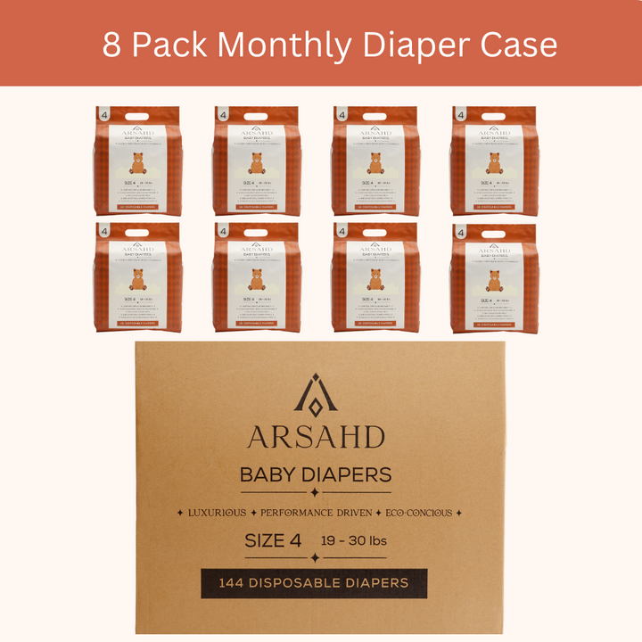 Size 4 Diapers | Eco Friendly Diapers | Overnight Diapers | ARSAHD